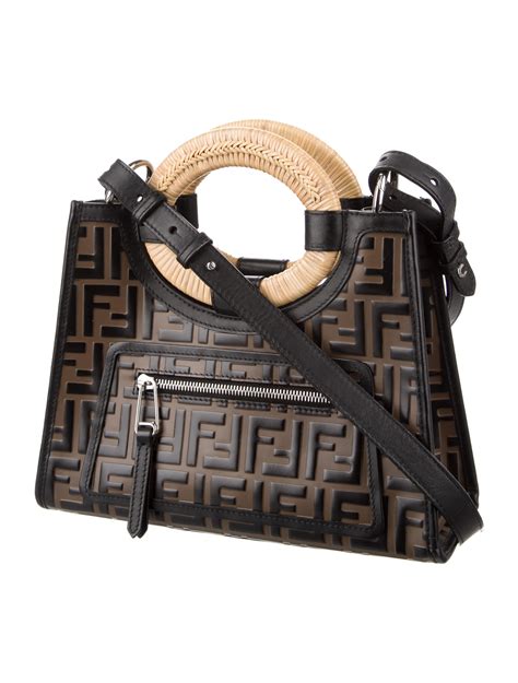 fendi small runaway shopping tote